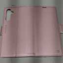 for Samsung Galaxy A16 Case Wallet with RFID Blocking Card Holder, PU Leather Kickstand Protective Flip Phone Cover Fit for Galaxy A16 5G 6.7", Rose Gold