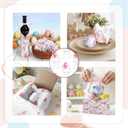 60 Sheets Easter Bunny Ballon Tissue Paper Bluk, 20 x 14'' Preppy Bunny Ballon Patterns Wrapping Paper for Spring Easter Birthday Gift Bag Supplies