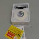 Electric Nail Trimmer and Polisher, 2-in-1 Portable Clipper with LED Display, 3 Speed Settings, Rechargeable (White)