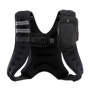 ZELUS Weighted Vest, 6lb/8lb/12lb/16lb/20lb/25lb/30lb Weight Vest with Reflective Stripe for Workout, Strength Training, Running, Fitness, Muscle Building, Weight Loss, Weightlifting