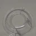 Pouring Shield for KitchenAid Tilt Head 4.5-5 QT (for Stainless Steel Bowls Only), for Kitchen aid Accessories and Attachments, Fully Enclosed Foldable Lid Mixer Bowl Cover, Not For Bowl Lift (Clear)