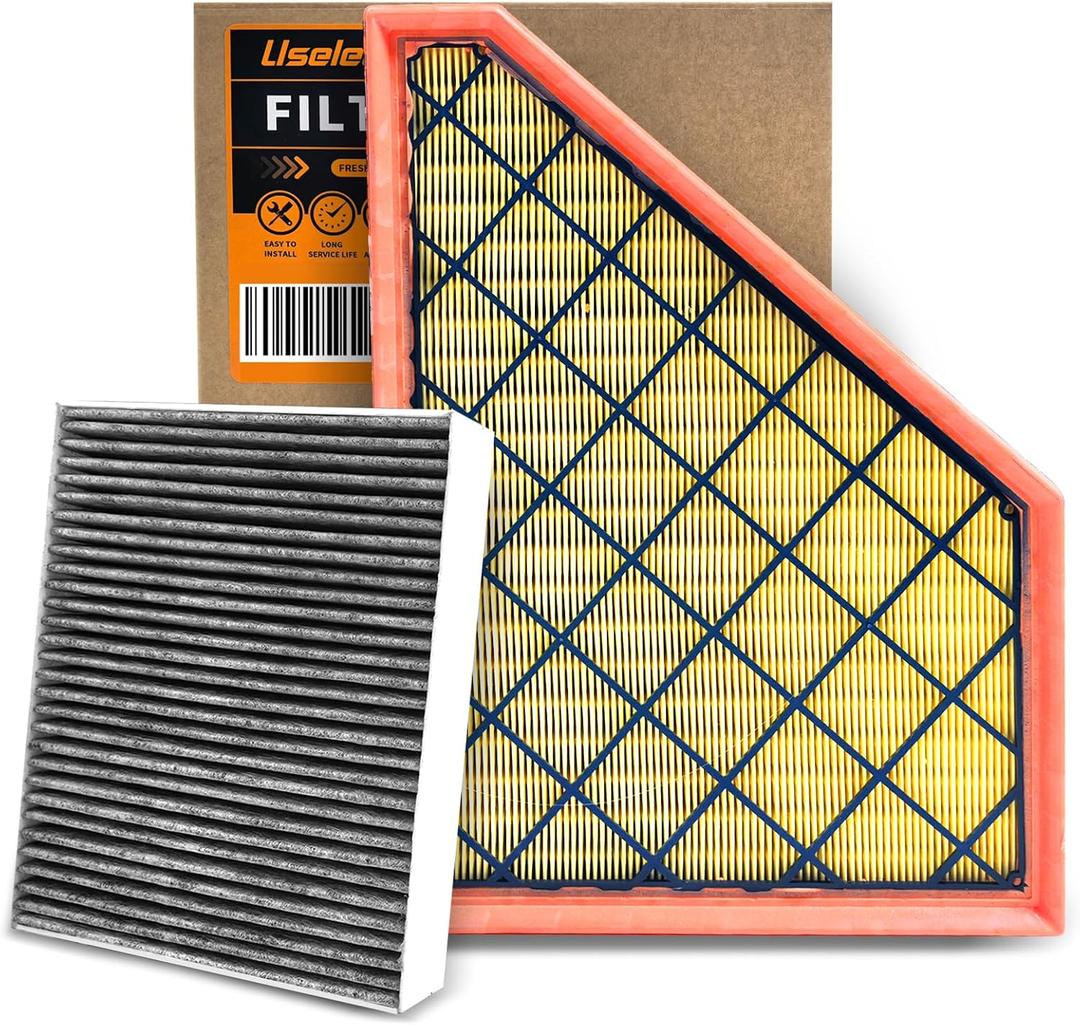 13356916 23321606 Cabin and Engine Air Filter W/Activated Fits for Traverse 2018-2025, Blazer 2019-2025, Acadia 2017-2025, Enclave 2018-2025, XT5 2017-2025, XT6 2020-2025 (CF11966 CA12166)