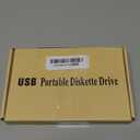 USB & USB-C Dual Interface External Floppy Disk Drive, 1.44MB FDD for Laptop PC Desktop, Compatible with Windows 11/10/8/XP/Linux & Mac OS