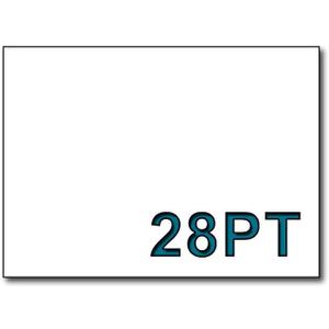 5x7 Backing Board (50 pieces) - Thick 28PT Cardboard with Solid White Core - Exceptional Photo & Art Backing/Product Packaging Chipboard for 5" x 7"