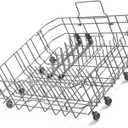 Upgraded 20007189 20000533 Dishwasher Lower Rack Replacement for Bosch Dishwasher Rack Parts 300 500 800 Series Dishrack Bosch Thermador Dishwasher Bottom Rack Basket SHP865ZD5N SHE68T55UC