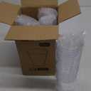 100 Count 12 oz Clear Plastic Cups, Plastic Drinking Cup for Party, Heavy-duty Party Glasses, Disposable Clear Cups for Water, Juice, Soda, Ice Coffee