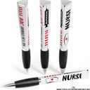 Nurse Week Ballpoint Pen Gift (1 Pen, 3-Sided) Nurses Week Gifts, Funny Gifts for Nurses - Nurse Appreciation, Nurse Pens, Nurse Gifts for Women, Nurses Day Gifts - Funny Nurse Gifts - "Superhero"