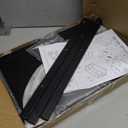 BMOSU 3-Tier Bamboo Small Shoe Rack Premium Stackable Shoe Shelf Storage Organizer for Hallway Closet Living Room Entryway Organizer(Black)