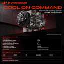 A-Premium Air Conditioner AC Compressor with Clutch Compatible with Kia Rondo 2007-2009, with DV13 Compressor, Only fit Engine L4 2.4L