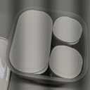 4-Piece Nesting Food Storage Containers with Lids, BPA-Free Stackable Space Saving Kitchen Set for Meal Prep & Organization (150ml+150ml+500ml+1350ml, White Lid)