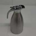 Bonnoces 68 Oz Stainless Steel Thermal Carafe - Double Walled Vacuum Insualted Thermos/Carafe with Lid - Coffee/Tea Carafe Heat & Cold Retention - 2 Liter