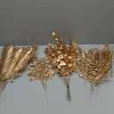 40 Pcs Gold Decor Fake Leaves for Christmas Decor 20inch Gold Leaf Artificiales para Table Wedding Home Room Office Decoracion