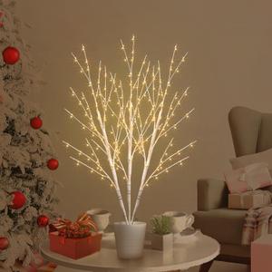 33in Birch Light Tree with 180 LED Lights, Twinkling Lighted Tree with Timer, Adjustable Branches Birch Branches for Indoor Decoration, Living Room, Table Dcor