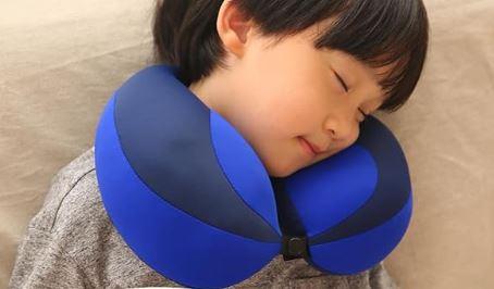 MOOB Kids Travel Pillow, Kids Head Neck & Chin Support U Shape Pillows, Travel Sleeping Essentials, Perfect for Car Airplane