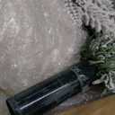 Puleo International 6ft Pre-Lit Potted Flocked Arctic Fir Pencil Christmas Tree with 120 Warm White Lights, 1325 Realistic Dense Snow Flocked Branch Tips, Easy Setup Artificial Trees with Sturdy Stand