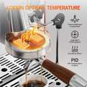 15Bar Semi-Automatic Espresso Machine with Milk Frother Steam Wand