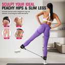 Ayombo Ankle Resistance Bands with Cuffs, Home Gym Workout Equipment, Lifting Glute Butt Exercise Equipment for Women, Ankle Weights Fitness Set, Leg Booty Equipment for Training Perfect Body Shape