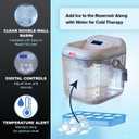 Circulating Cold Water Therapy Ice Machine Gen 2 by Arctic Ice Clear for Knee, Elbow, Shoulder, Back Pain, Swelling, Sprains, Injuries (Arctic Ice Clear) (with Universal Pad)