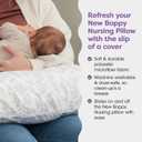 Boppy Nursing Pillow Cover - Soft, Hypoallergenic Washable Microfiber Bottle & Breastfeeding Pillow Covers (Redesigned Feeding Pillow Sold Separately) - Beige Foliage