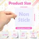 1000 Pieces Small Note Pad 3.4 Inch x 3.4 Inch Square Memo Cube Refill Memo Pads with Cube Non Sticky Mini Paper Reminders Office Writing Supplies Crafts(White)