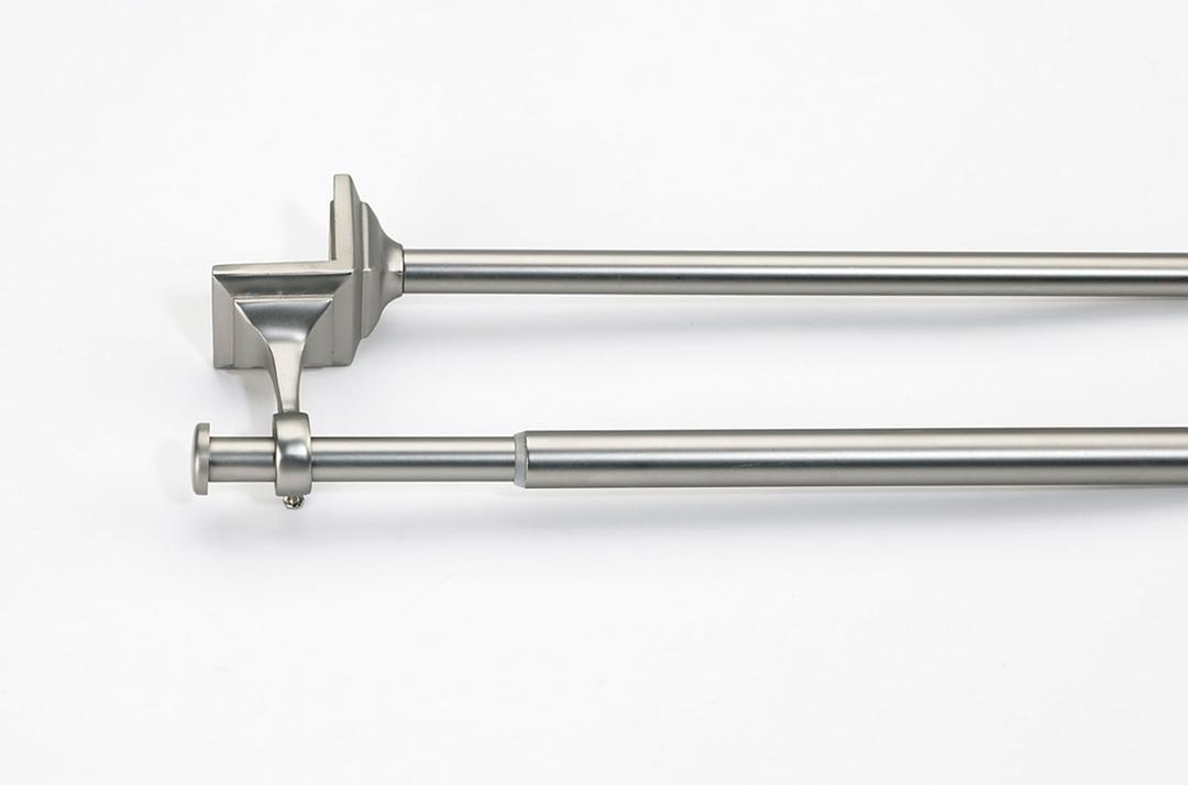 Umbra Mission 24 by 36-Inch Double Tension Drapery Rod, Nickel