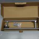 HITSLAM Brushed Nickel 25.7 Inch Towel Bar for Bathroom, SUS304 Stainless Steel Bathroom Towel Rack Wall Mounted, Modern Home Decor Bath Towel Holder with Hardware Accessories