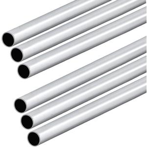 16 inch Aluminum Round Tube,5/16" OD 1mm Wall Thickness,6063 Aluminum Hollow Seamless Straight Tubing 6 Pcs