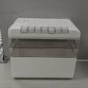 MIKESIER 3Tier Medicine Cabinet Organizer,Large Capacity Medicine Storage Box, Portable Medicine Cabinet with Handle, Multipurpose Medical Box with Pill Box, Empty First Aid Kit for Home, White