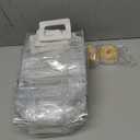 12 pcs 7 * 4 * 8 inches PVC Clear Gift Bag with Handle for Bridal Party Baby Shower Wedding Birthday