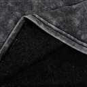 Verdusa Women's Grunge Washed Bow Tops Streetwear Short Sleeve Going Out Summer Tee Shirts (Black, M)