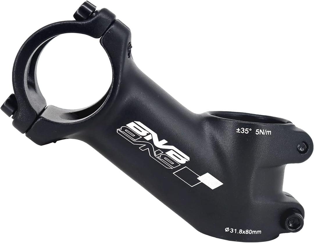 31.8mm 35 Degree Bike Stem Aluminum Alloy Bicycle Handlebar Riser Stem for 1.25'' Diameter Most MTB Road Bike Handlebar.