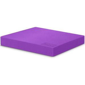 Yes4All Upgraded Size Foam Pad for Exercise, Nonslip Foam Balance Pad Physical Therapy, Yoga & Stability Training Balance Mat (D.Purple - L - (15,5" x 13" x 2"))