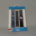 WITHit - Band Kit for Fitbit Versa 3 and Fitbit Sense (3-Pack) - Black Mesh/B...