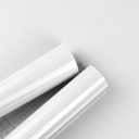 Amiya White Glossy Contact Paper Shiny Peel and Stick Wallpaper Self-Adhesive for Countertops, Furniture, Cabinets, Waterproof, Removable, Easy to Apply, Decorative Vinyl Wrap15.7”X78.7”