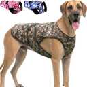 Dog Cooling Vest - 2-Layer Cooling with Soft Microfiber Fabric - Lightweight, Adjustable and Comfortable - UV Protection for Small to Large Dogs - Relief in Hot Weather (Green, XX-Large)