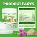 Wellix 8.8oz Milk Thistle for Dogs&Cats - Organic Milk Thistle Powder for Liver and Antioxidants Supplements - Rich in Omega-3 & Astragalus - Chicken Flavor