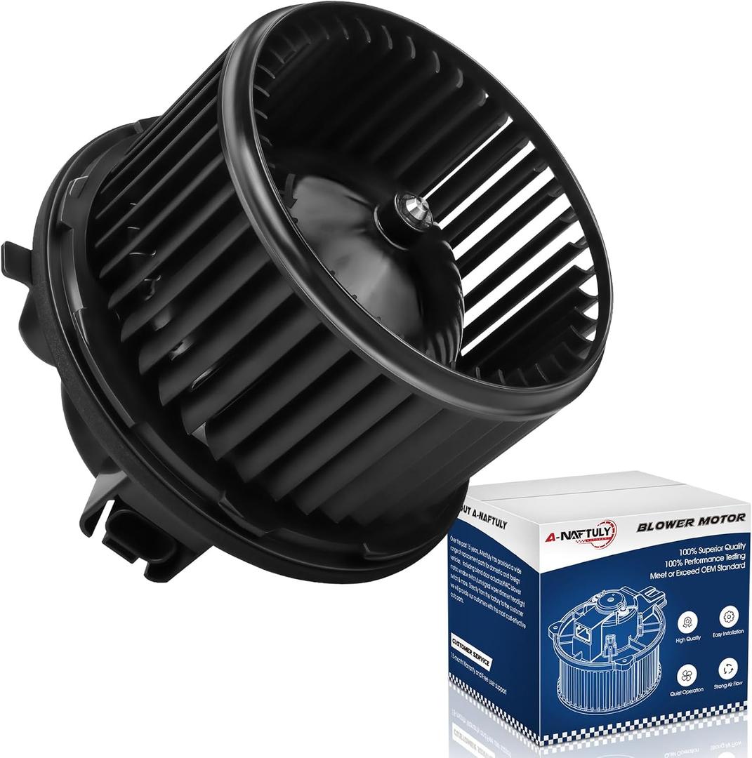 Front Blower Motor Replacement for 2007 2008 2009 2010 2011 2012 2013 2014 Chevy Tahoe Silverado 1500 2500 Avalanche Suburban GMC Yukon Sierra Cadillac Escalade AC Heater Blower Motor 700164 22741027