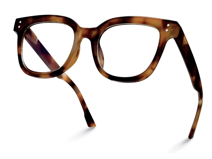 miyya Oversized Blue Light Glasses For Woman, Fashion Computer Screen Glasses, Non Prescription Eyeglasses For Women