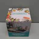 E-far 5 Inch Cake Pan Set of 3, Nonstick Stainless Steel Small Baking Pans Tins, Round Bakeware for Layer Cakes, Stainless Steel Core & Non-Toxic Coating, Straight Side & 2 Inch Deep