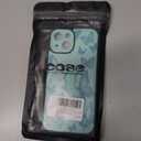 for iPhone 15 Case with Finger Strap Holder, Cute Cool Butterfly Print Pattern Design for Women Men, Shockproof Anti Scratch Hand Kickstand Protective Cover, Green