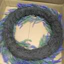 FJAKA 26'' Spring Wreaths for Front Door, Artificial Eucalyptus Leaves with Lavender Wreath for Home Indoor, Summer,Fall, All Seasons