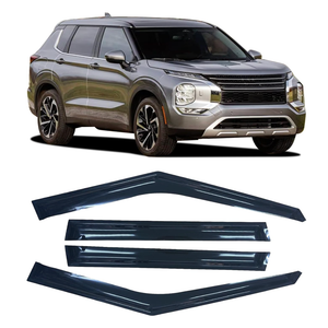 4 Pieces in-Channel Extra Durable Rain Guards Fit for 2022-2025 Mitsubishi Outlander, Window Deflectors, Window Visors