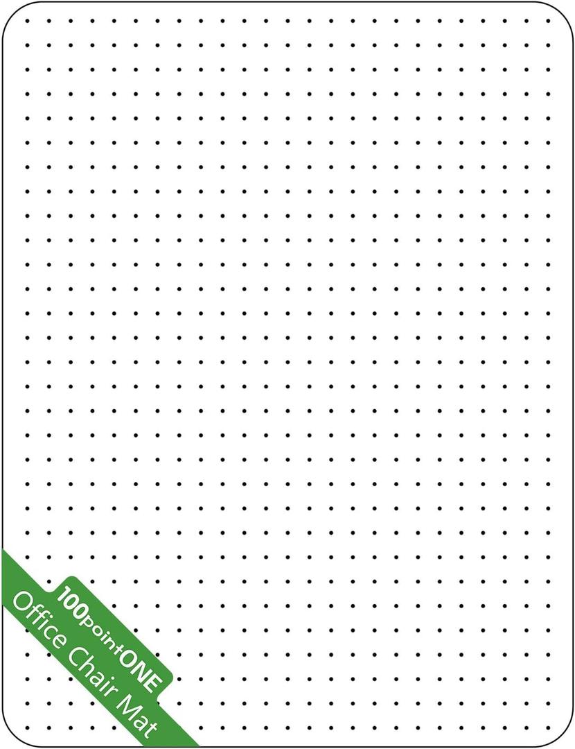 Office Chair Mat for Carpet - Clear Thick Desk Chair Mat for Carpet Plastic Floor Mats for Rolling Work and Gaming Chairs with Studs for Low Pile, Flat and No Carpeted Floors (46" X 60" Rectangular)