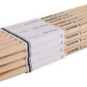 AQJUNONG Drum Sticks, 5B Drumsticks Nylon Tip Set for Acoustic Drums or Electronic Drums, Maple Drum Sticks 5B for Drummers and Beginners (12 Pair)