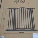 Regalo 36" Extra Tall Home Accent Arch Baby Gate for Doorways & Bottom of Stairs, Pressure Mount for Babies, Toddlers & Pets, Ages 6-24 Months, Tested & Safe, White