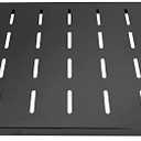 1U Sliding Rack Shelf 19" Server Rack Mount Cabinet 14"-22" Adjustable Depth 4 Post