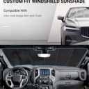 Pigenius Windshield Sun Shade for Dodge Ram 1500 2002-2008 Front Window Sunshade - AstraGuard
