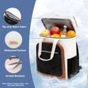 Backpack Coolers Insulated Leak Proof for Women Men, 35 Cans Large Capacity Waterproof Cooler Backpack, Soft Portable Cooler Bag for Beach Travel Camping Picnic Work