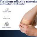 Dynarex Sheer Plastic Adhesive Bandages Water-Resistant and Sterile Non-Stick Pad First Aid Covers Minor Cuts Scratches - 2" x 3", Case of 24 Boxes, 100 per Box