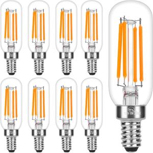 E12 LED Bulb, 6W E12 Bulb Dimmable (60W Equivalent) with Soft Warm White 2200K, Candelabra Light Bulbs with 90+ CRI, No Flicker for Chandeliers,Ceiling Fan,Pendant,Vanity (8Pack) (8 Count (Pack of 1), 2200k-candlelight)